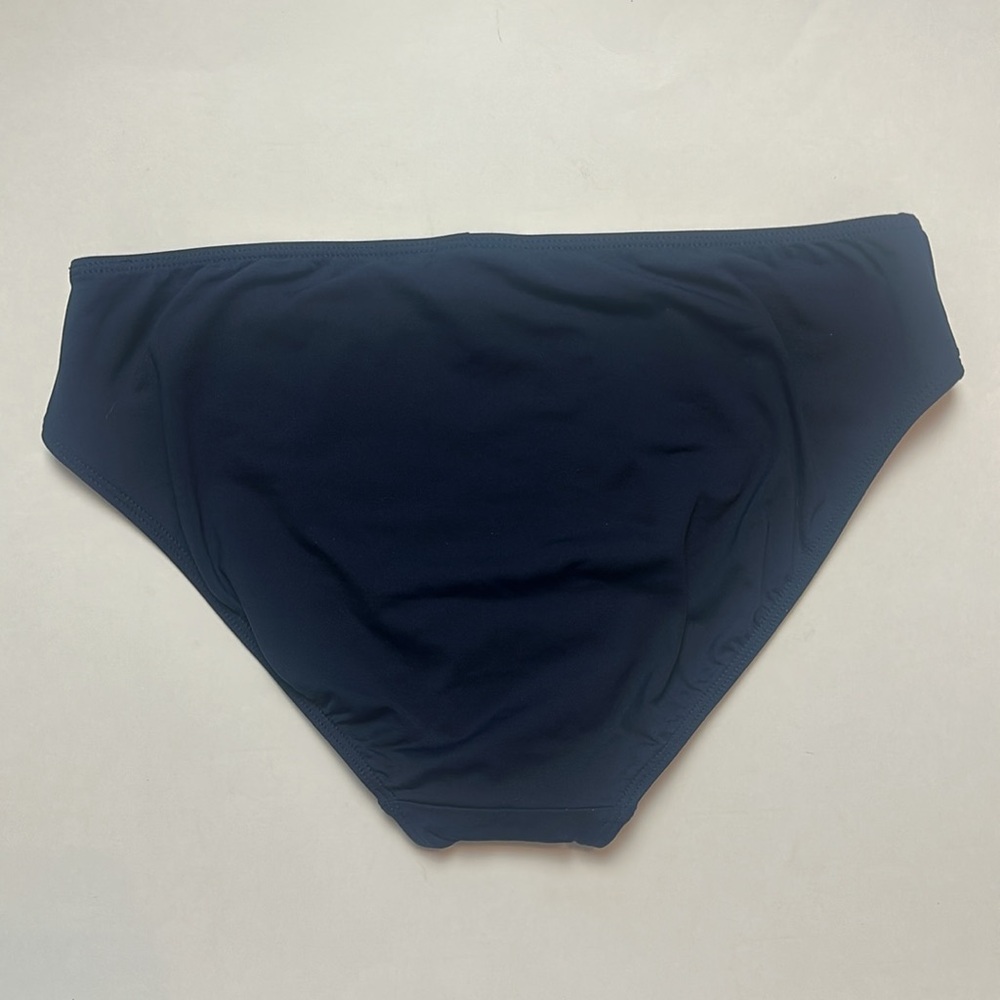 Ralph Lauren Navy Blue Hipster Swim Bottoms Size 12 - Picture 5 of 14